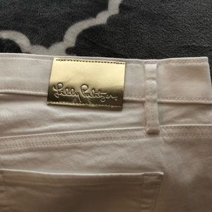 Lily Pulitzer slim crop white